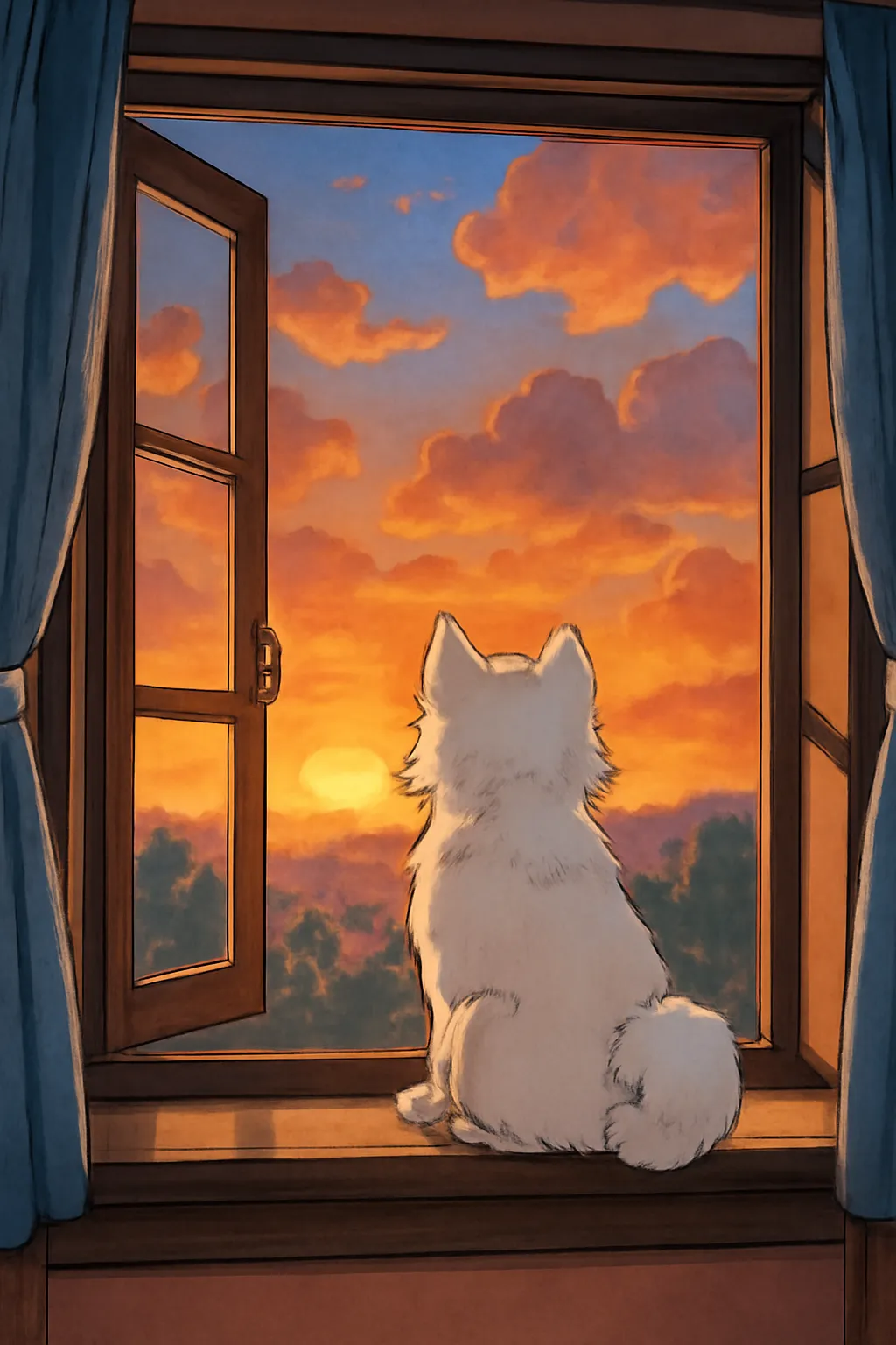 Whimsical Windowsill Reverie