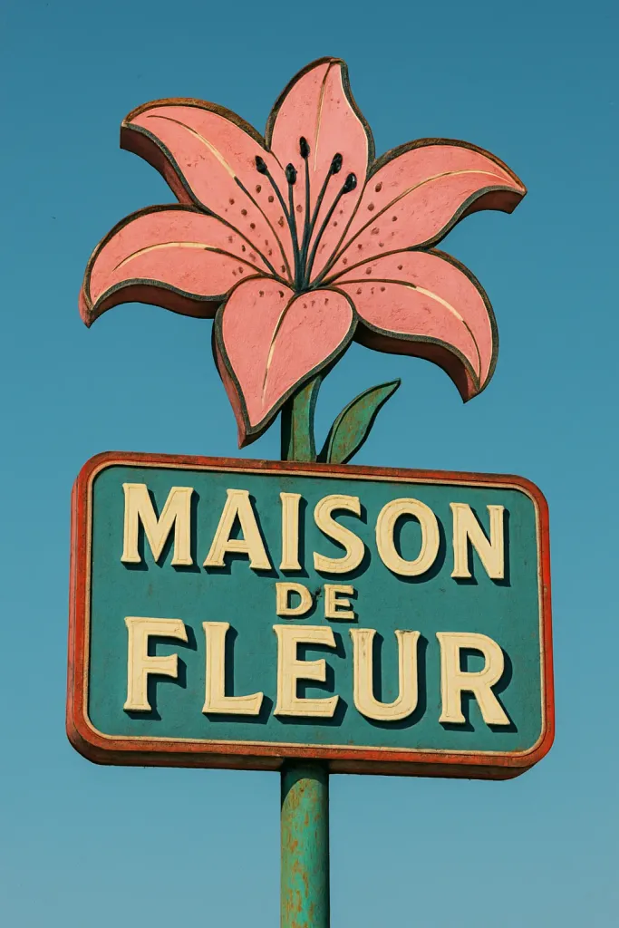 Making American style advertising signs from the 50s-70s sample output