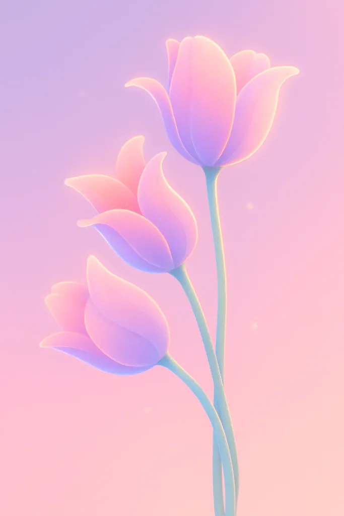 Draw flowers based on real pictures 🌸 sample output