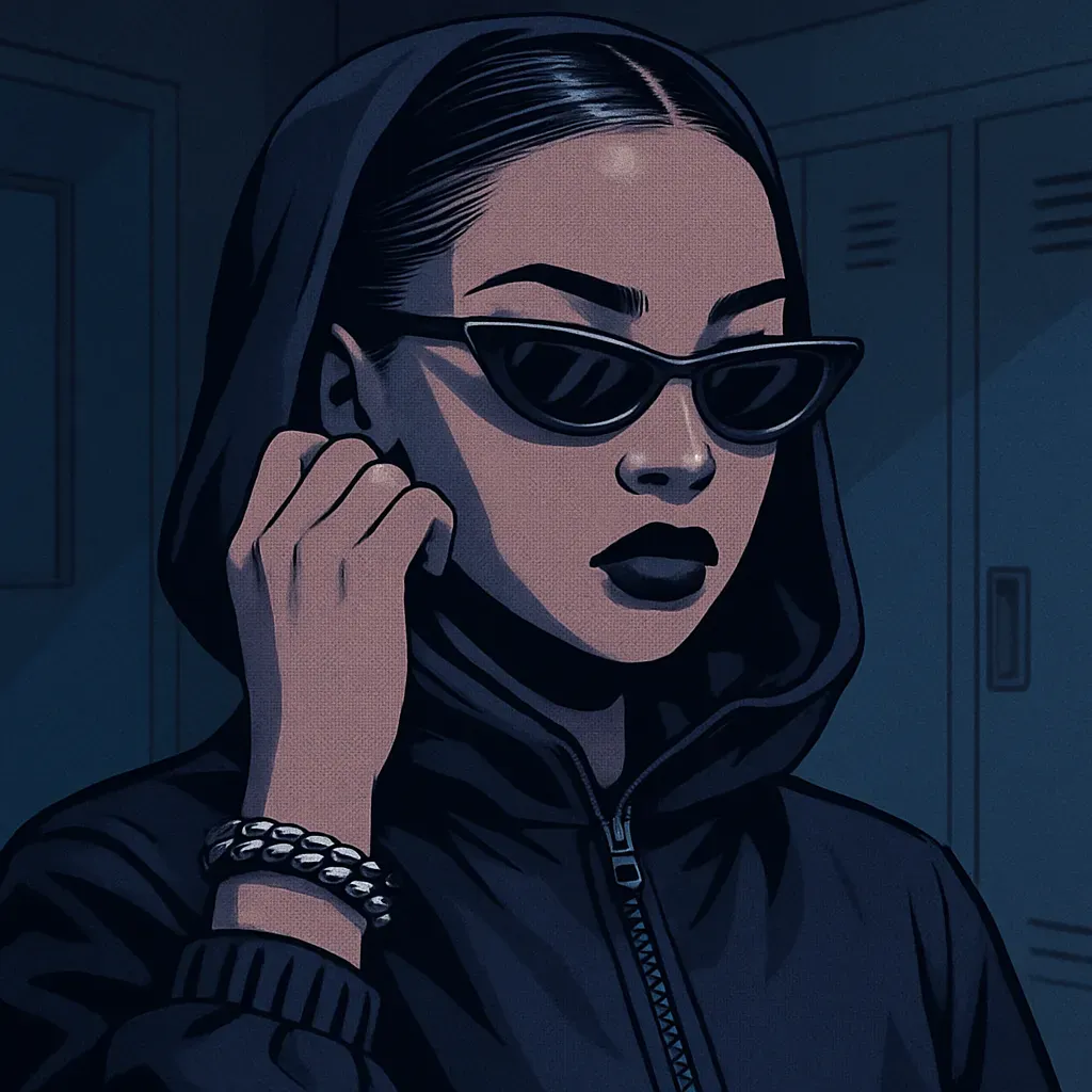 Remake your image based on dark comic style 🏙️ sample output