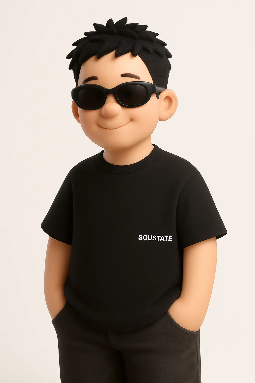 Minimal Pixar Avatar 🧔‍♀️