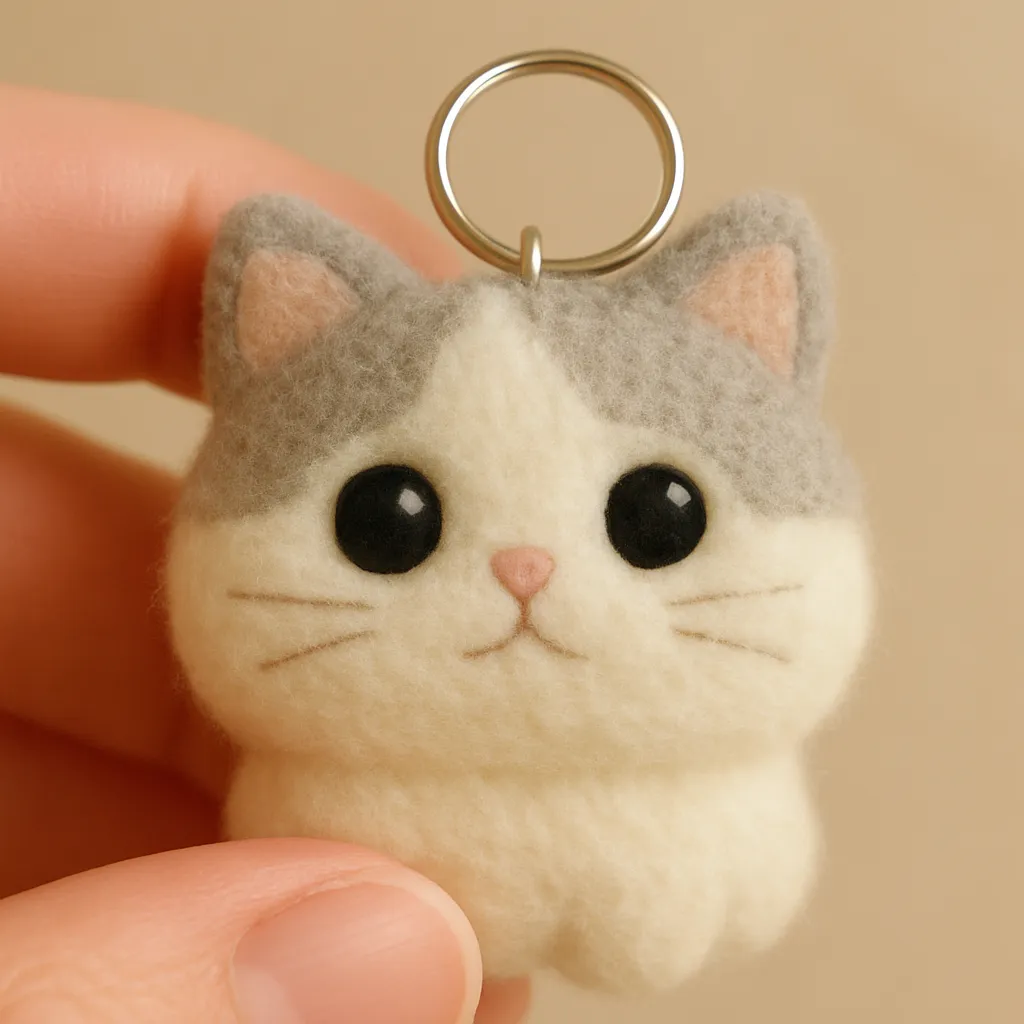 Mini Keychain: Plush Portrait Edition