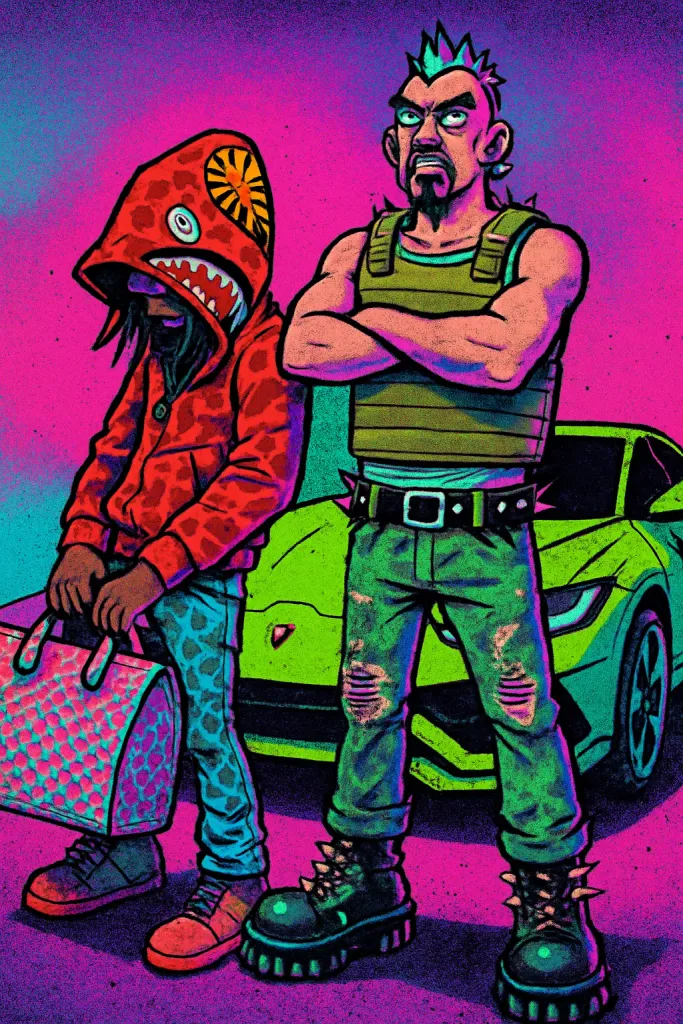 Surreal Stylized Baddies sample output