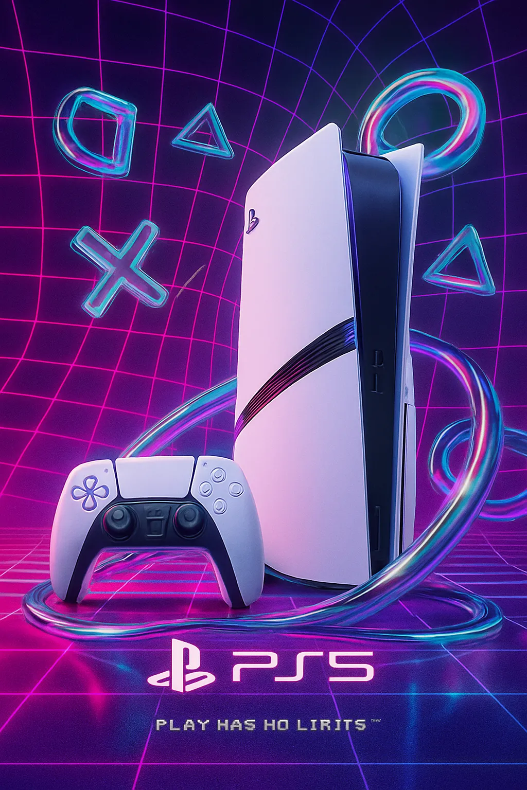 3D Brand Ad in Vapor Grid sample output
