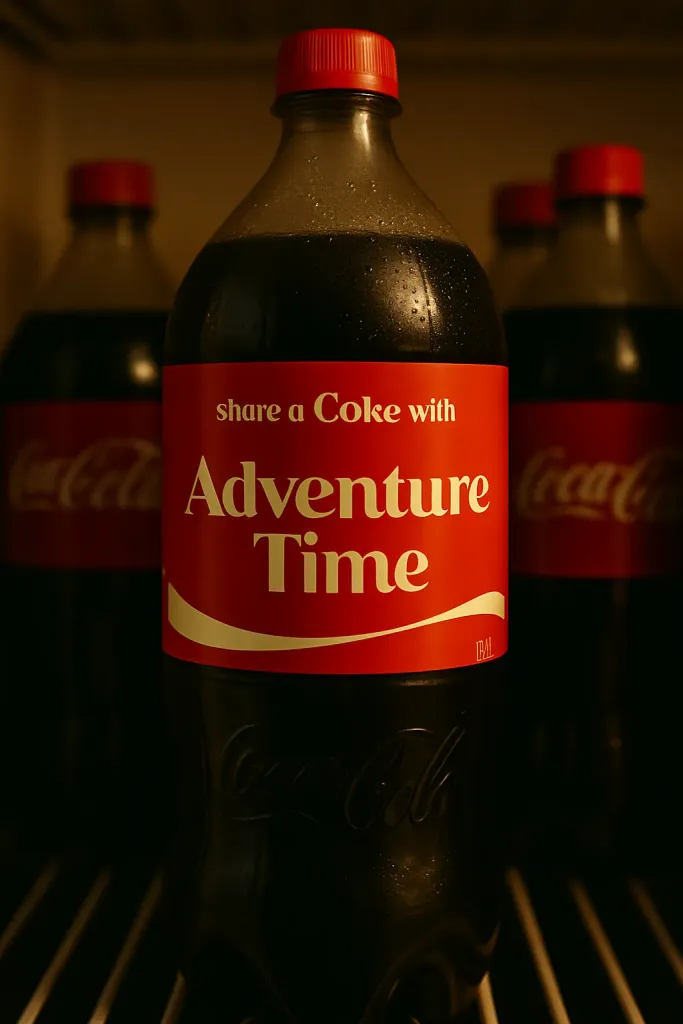 Coca-Cola Custom Label Poster sample output