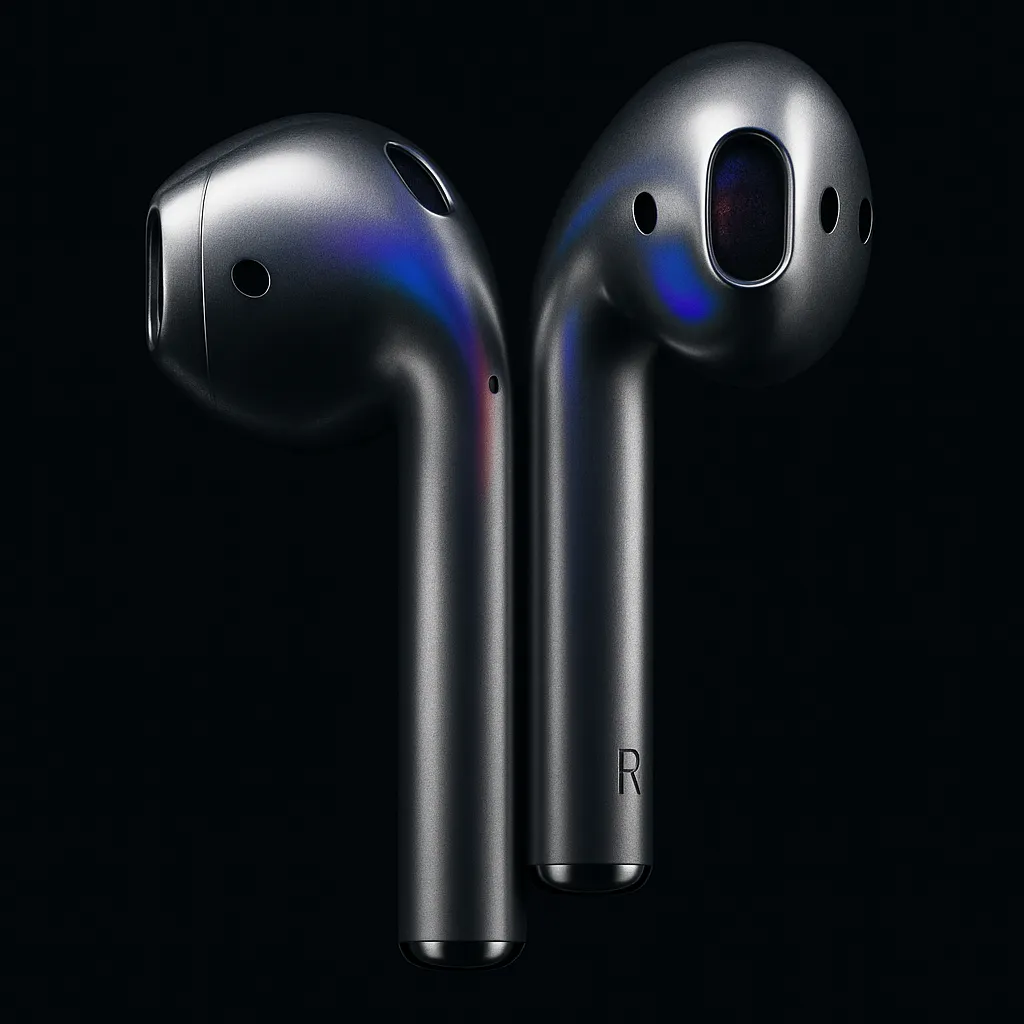 Subtle Chrome Gradient Look for Tech Products