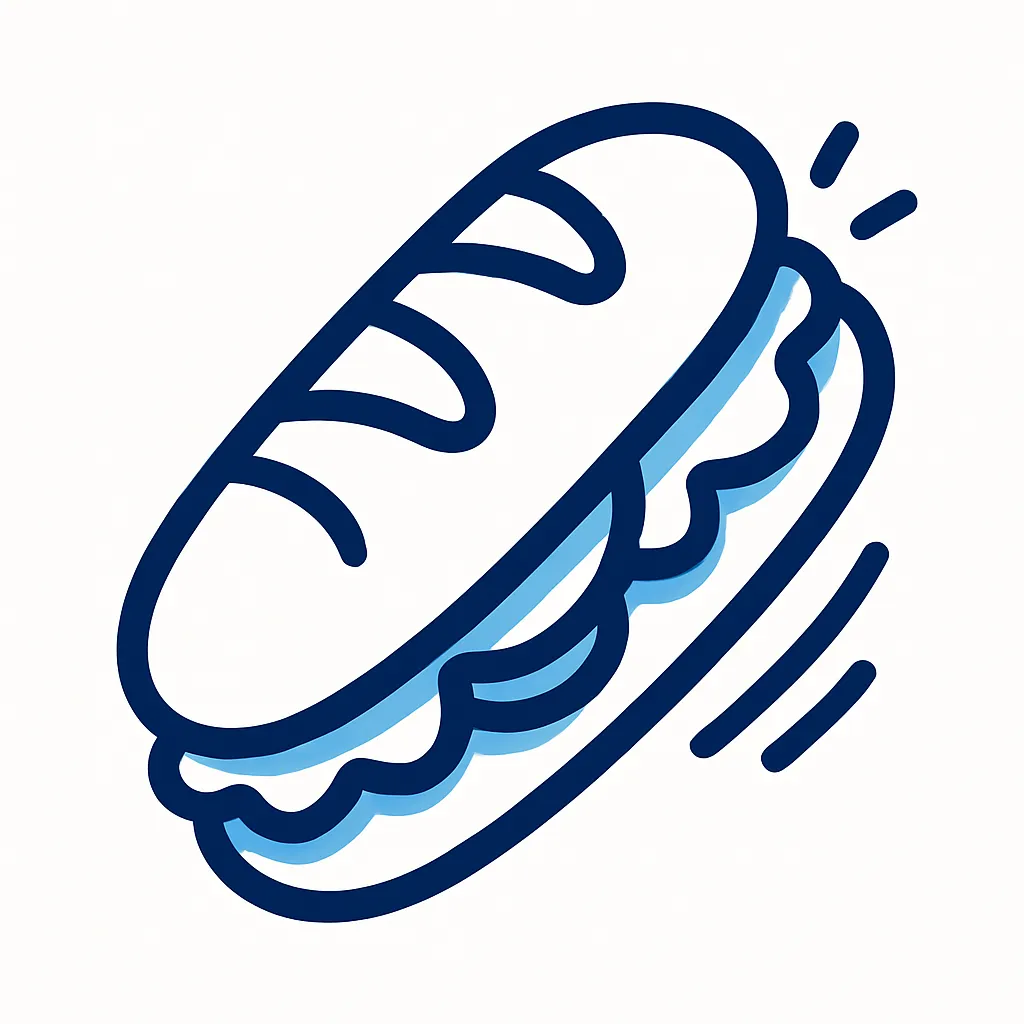 Expressive Cartoon Symbol Thick Line, Layered Depth