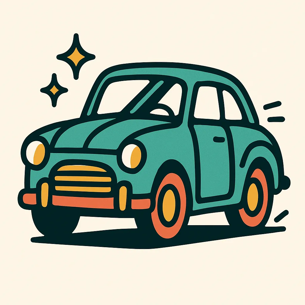 Retro style icons sample output