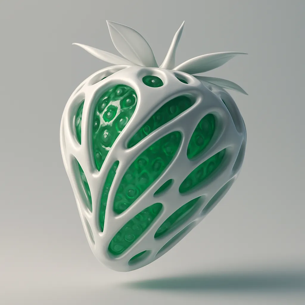 Biomorphic Futuristic Core Sculpture