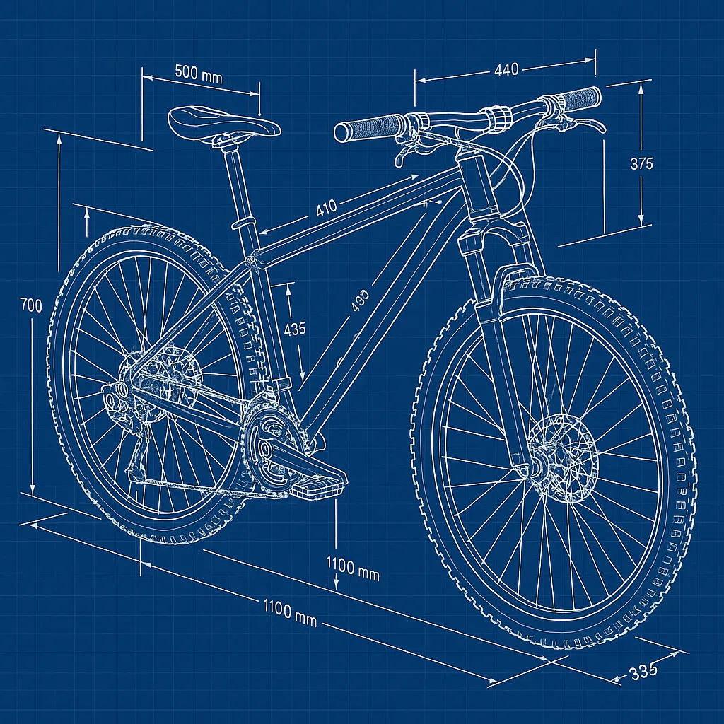 Technical Line Art Schematic✏️