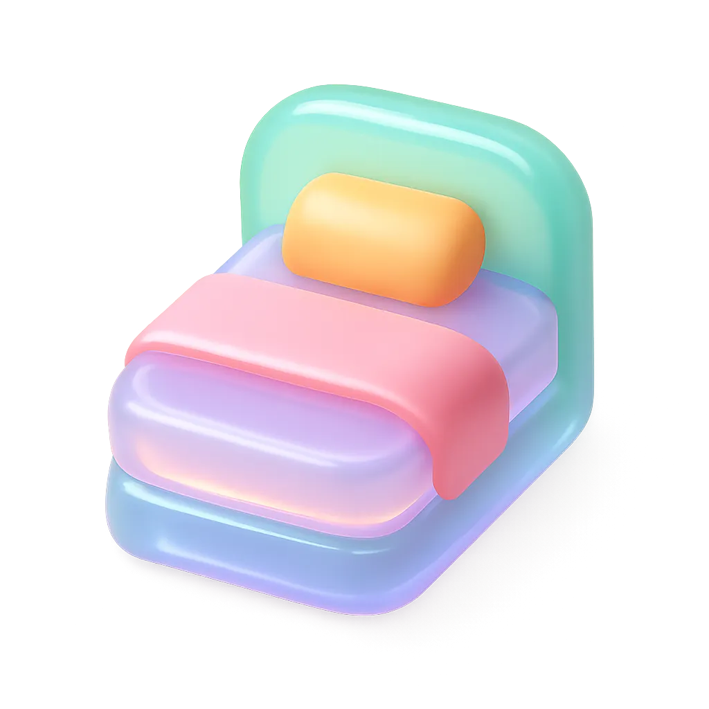 Soft Jelly 3D Icon Style Prompt