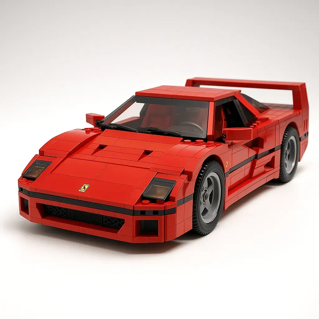 LEGO Collector’s Car Render sample output