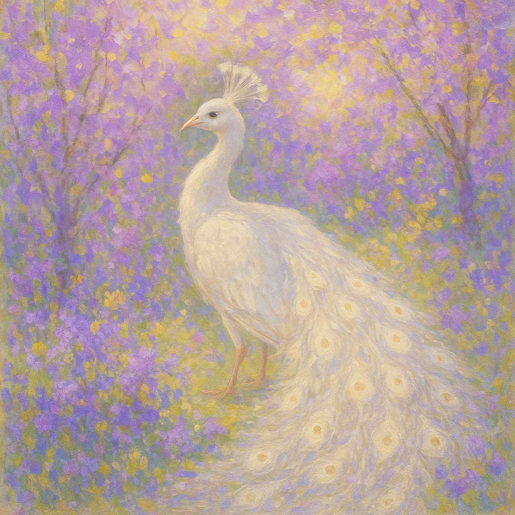 Springtime Impressionist Bloom Template