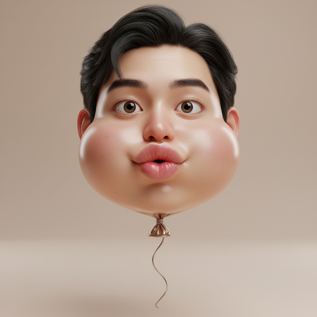 Turn yourself (or anyone) into a balloon caricature