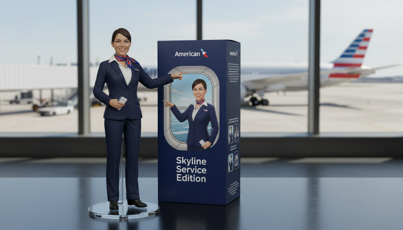 Mini Wax Figure Collectible from Reference Image