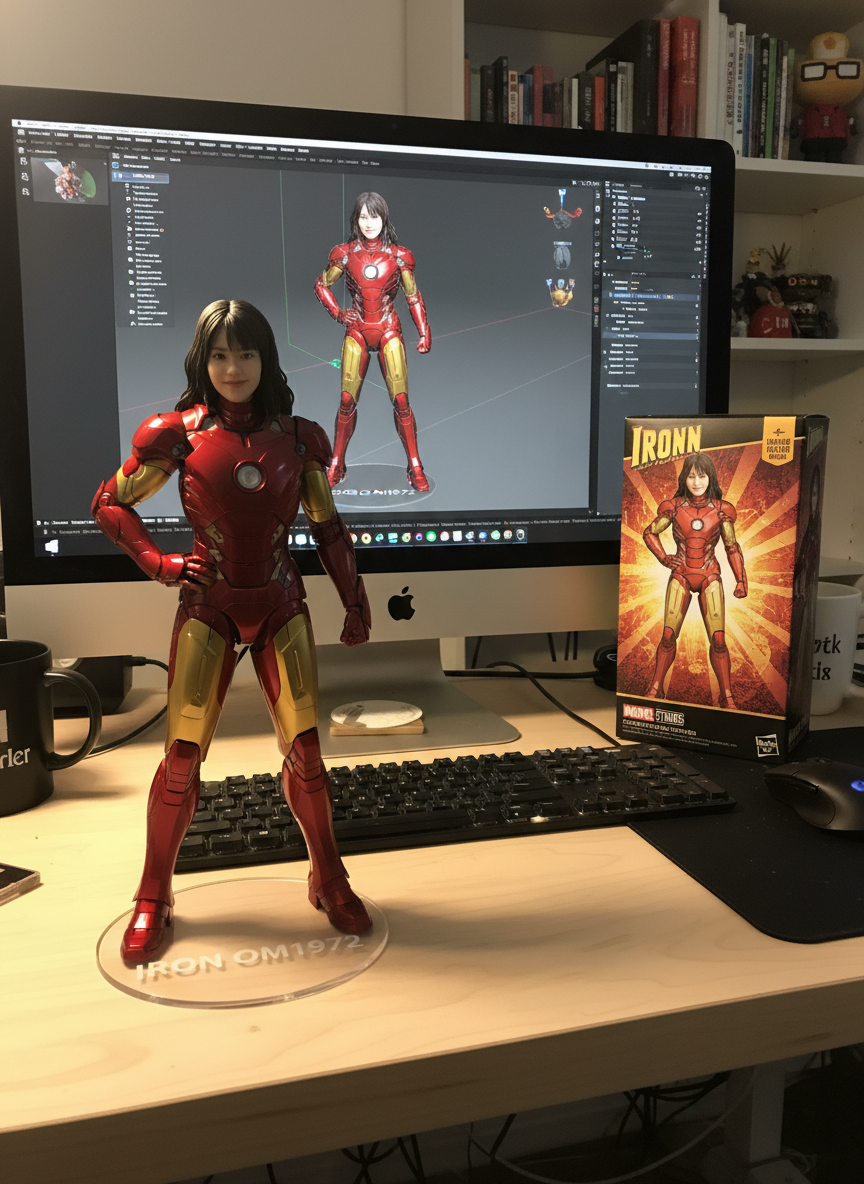 IRON OM1972 Desk Figure Studio