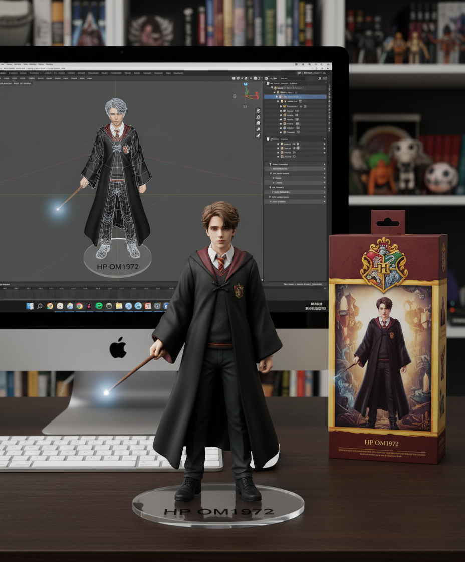 HP OM1972 Wizard Desk Figure Studio