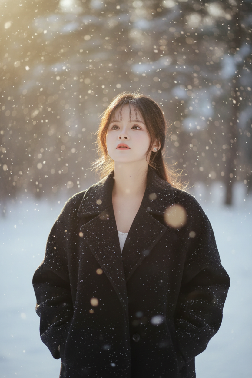 Snowfall Cinema Portrait Exact Face