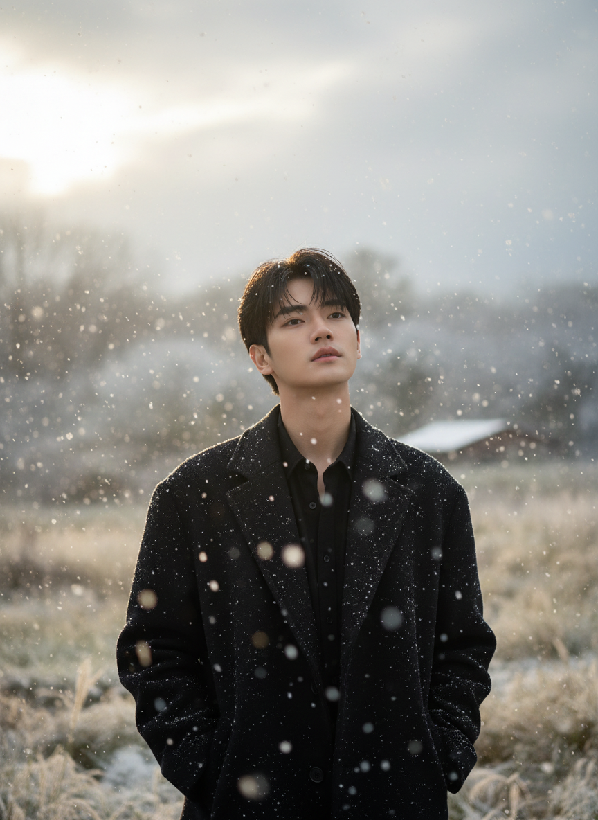 Snowfall Cinema Portrait Exact Face sample output
