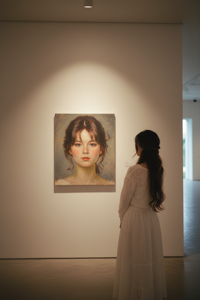 Museum Gaze — 35mm Portrait Mirror (Ultra-Lock)