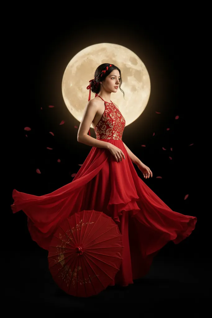 Moonlight Grace — Cinematic Vietnamese Portrait sample output