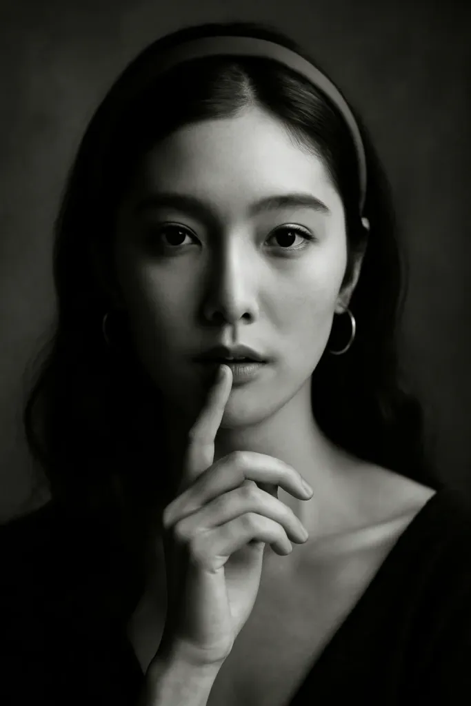 Noir Elegance — Vintage Portrait sample output