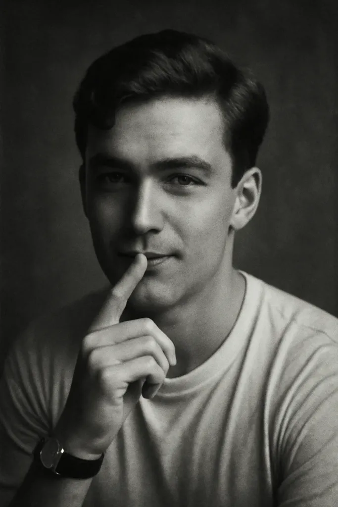 Noir Elegance — Vintage Portrait sample output