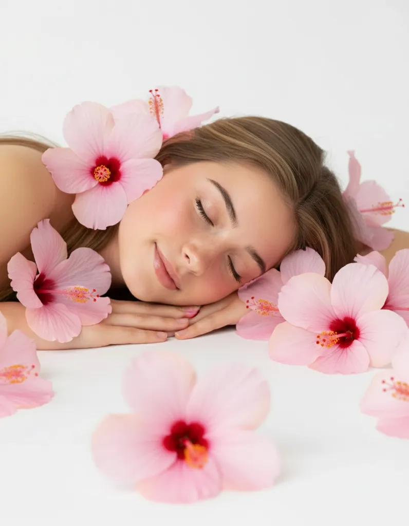 Dream in Pink — Soft Artistic Portrait sample output