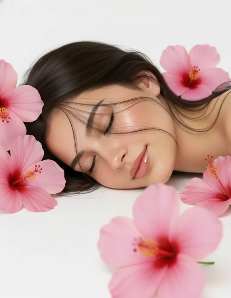 Dream in Pink — Soft Artistic Portrait sample output