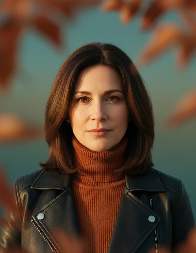 Cinematic Autumn Portrait sample output