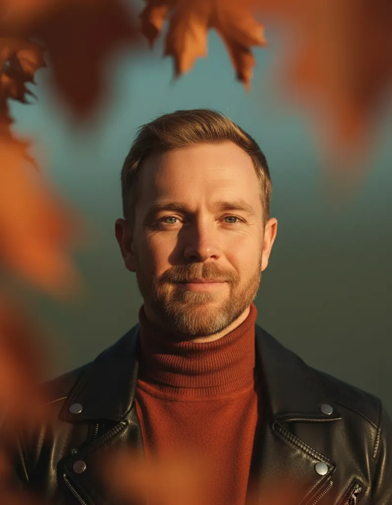 Cinematic Autumn Portrait sample output
