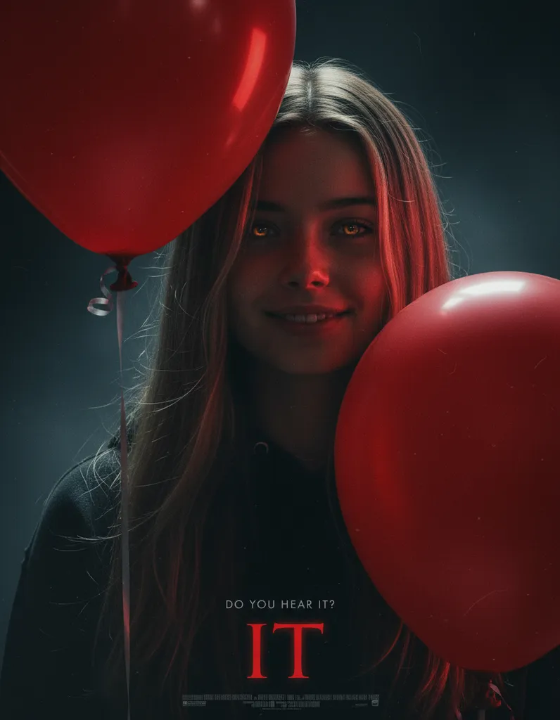 IT Movie Poster — Halloween Horror Portrait sample output