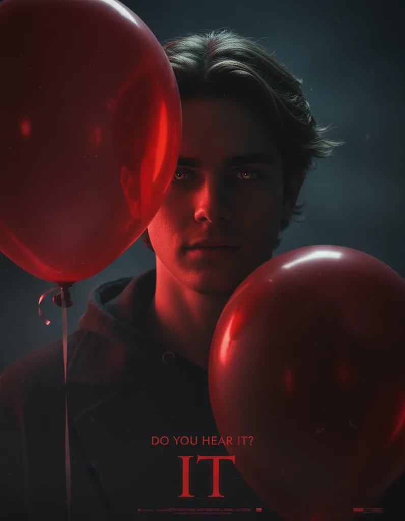 IT Movie Poster — Halloween Horror Portrait sample output