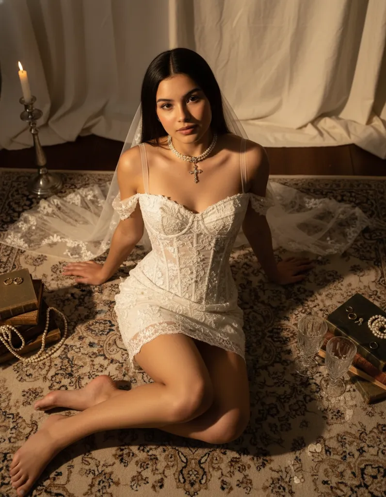 Gothic Overhead Editorial Portrait sample output