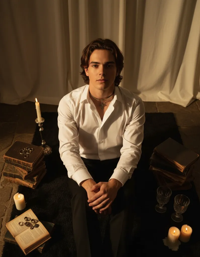 Gothic Overhead Editorial Portrait sample output