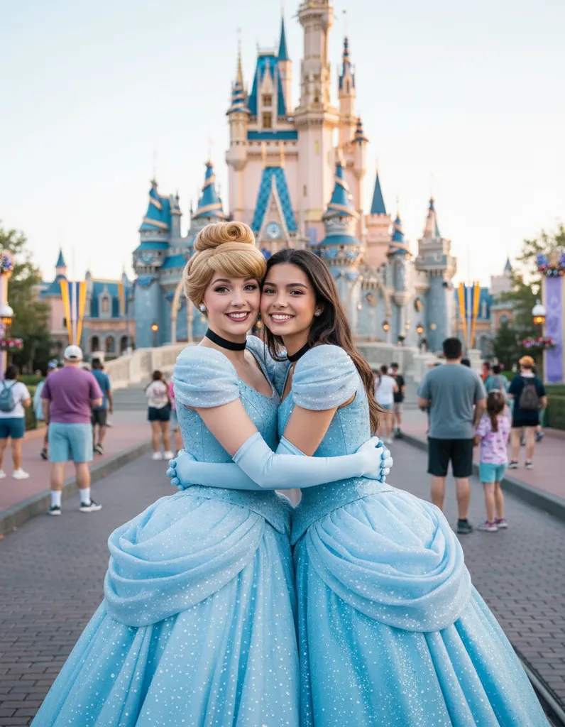 Disney Dreamland Hug Portrait sample output