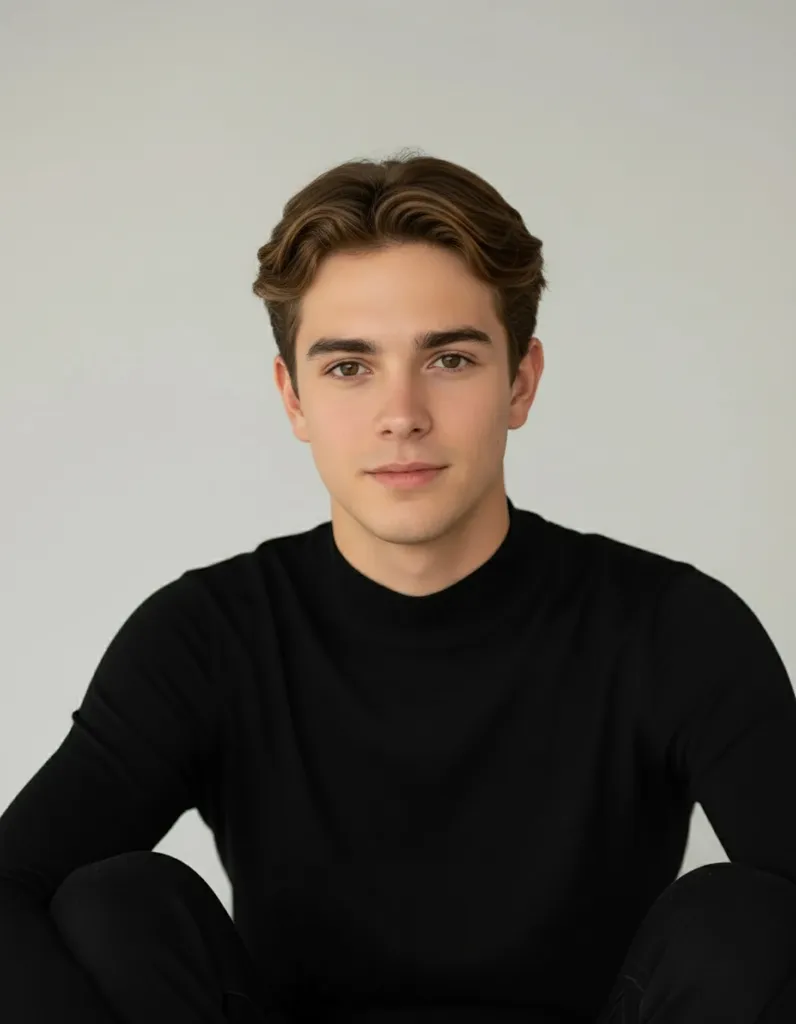 Studio Editorial Portrait sample output