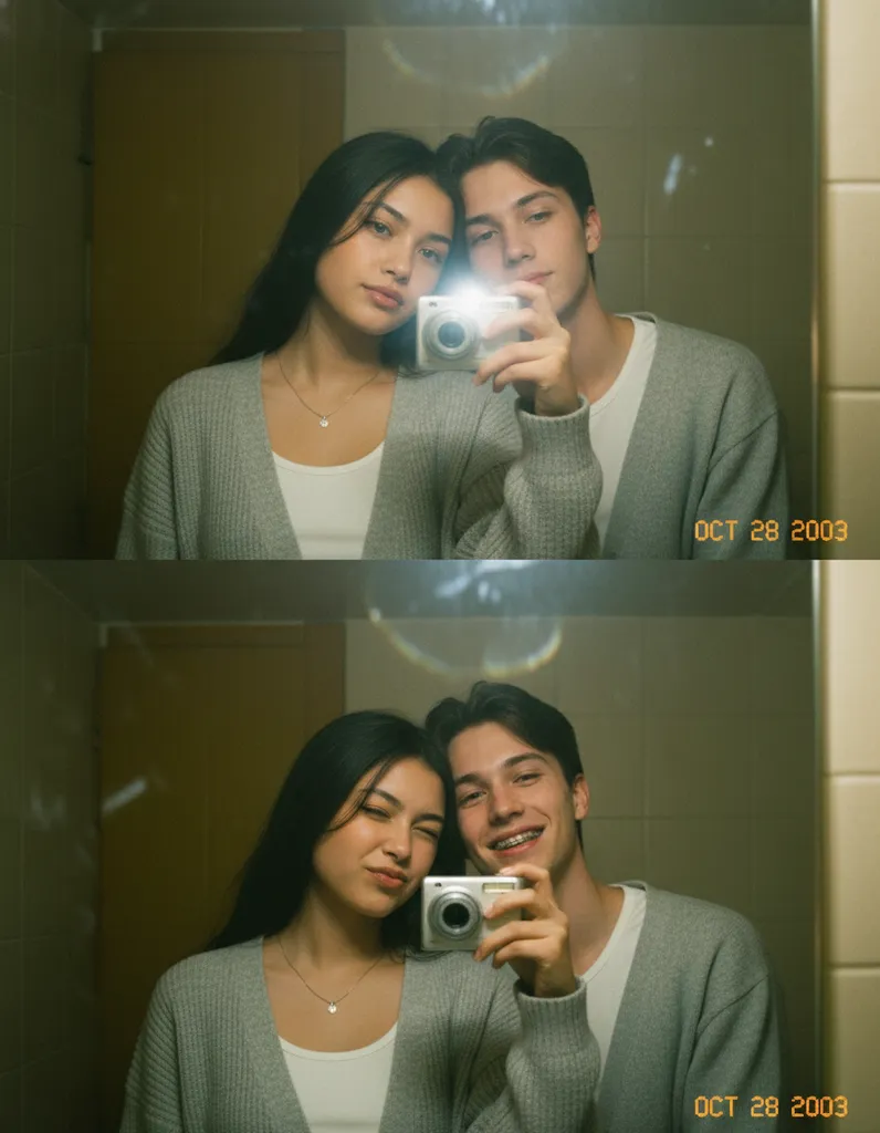 Vintage Couple Duo Shot sample output