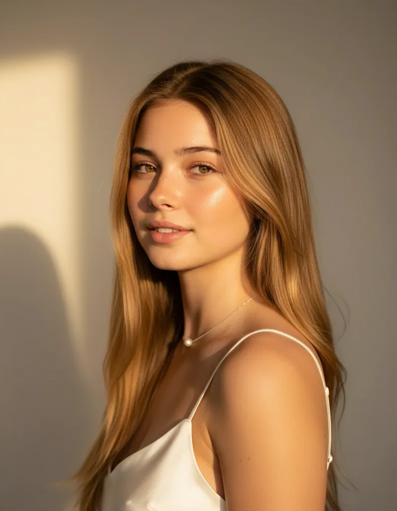 Cinematic Glow — Pearl Portrait sample output