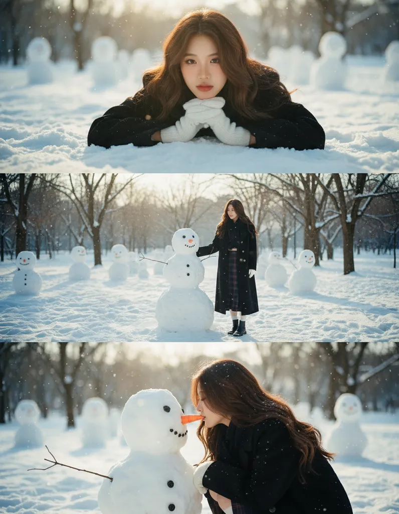 My Snowman And Me sample output