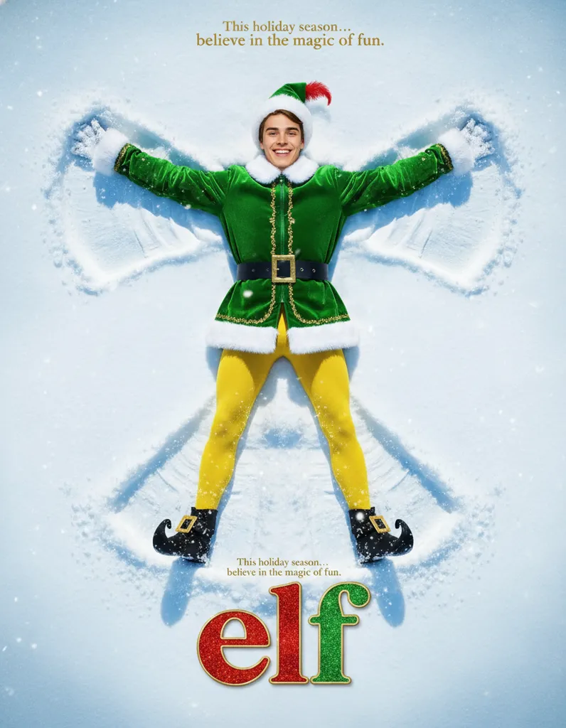 'Elf' Christmas Movie Poster
