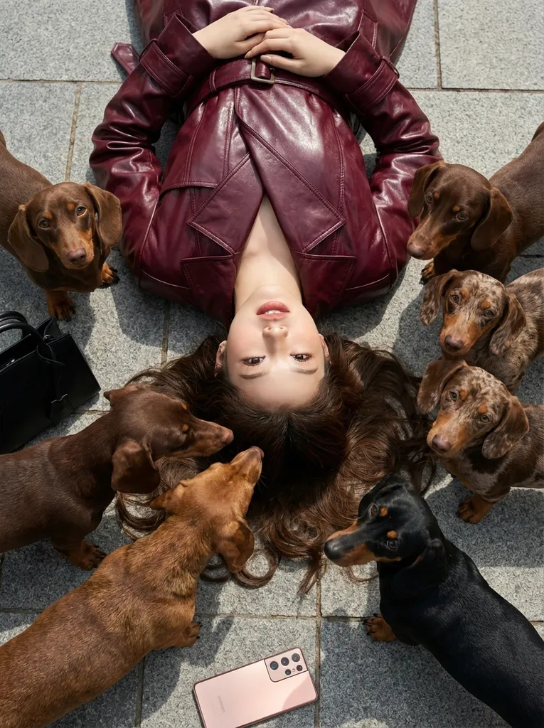 Top-Down Dachshund Circle