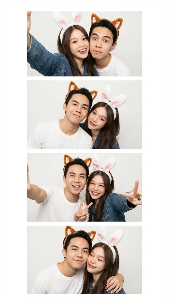 Dumb Fox & Sly Bunny — Zootopia Photobooth Strip