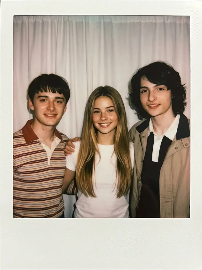 Stranger Things Polaroid (You And Two Characters)