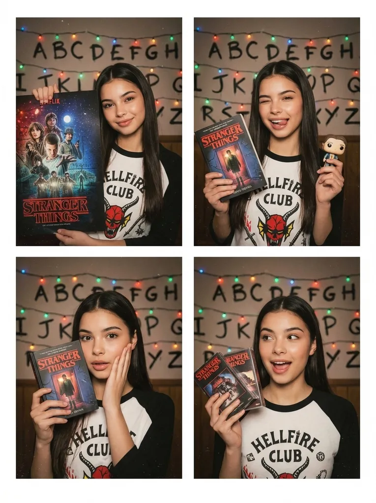 Stranger Things Photobooth Strip