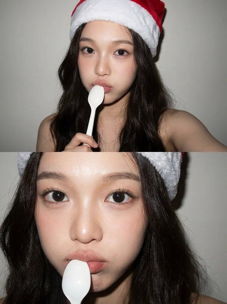 Cute Christmas Selfie