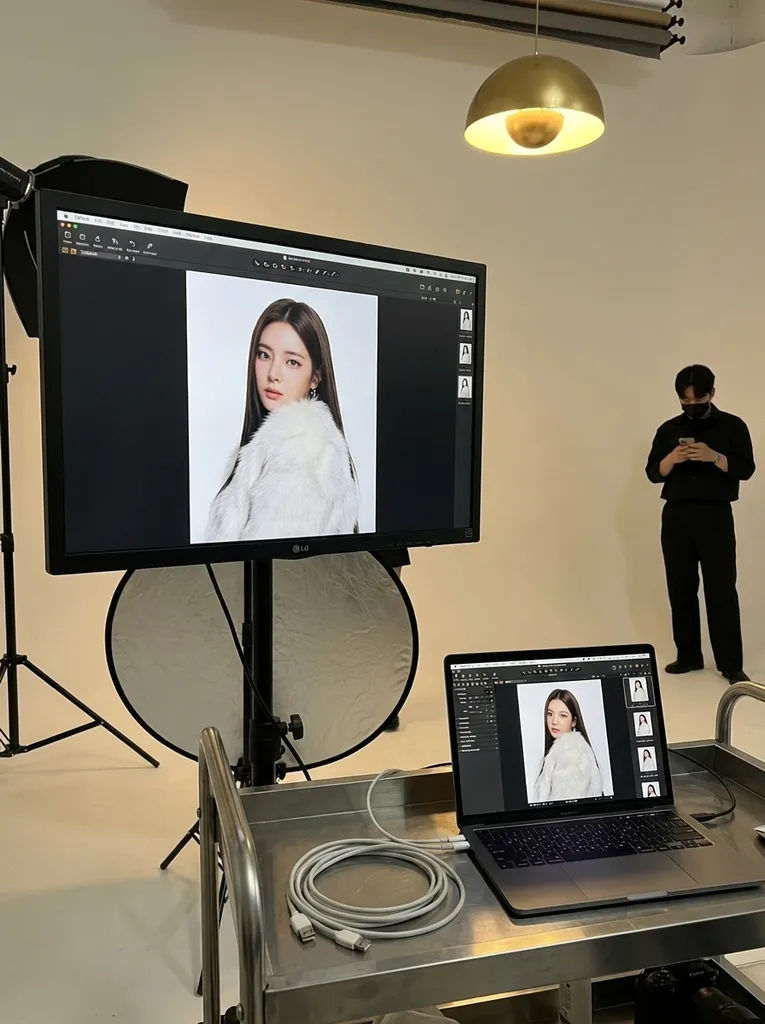 Behind-the-Scenes Studio Portrait