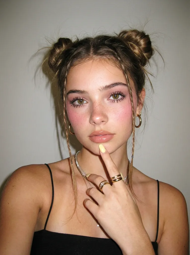 90s Nostalgia Beauty Portrait